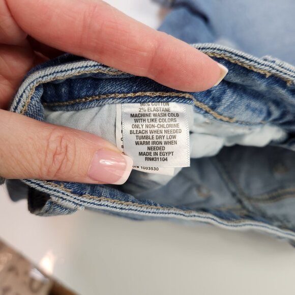 New Directions BUNDLE of 2 Pairs of Shorts Denim Roll Cuff Size 14 - Picture 8 of 14